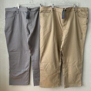 Tommy Hilfiger Men’s Flex 50x29 Pants Bundle NWT Preppy Neutral Minimal Casual